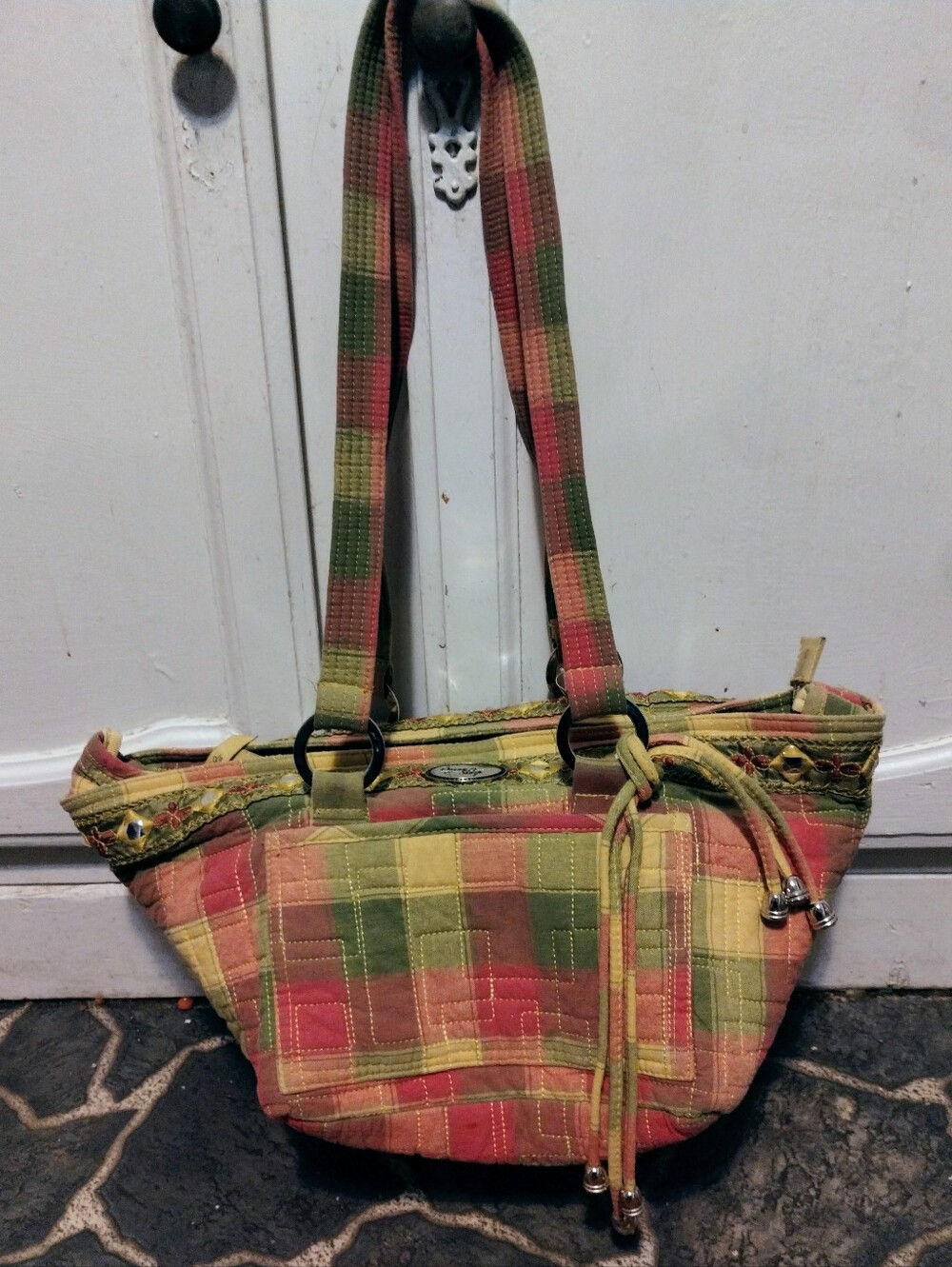 Donna Sharp quilted patchwork shoulder bag VINTAGE
